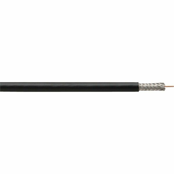 Coleman Cable 1000 Ft. Black Dual Shielded RG6 Coaxial Cable 920084608